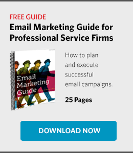 Free Guide: Email Marketing for Professional Services Firms